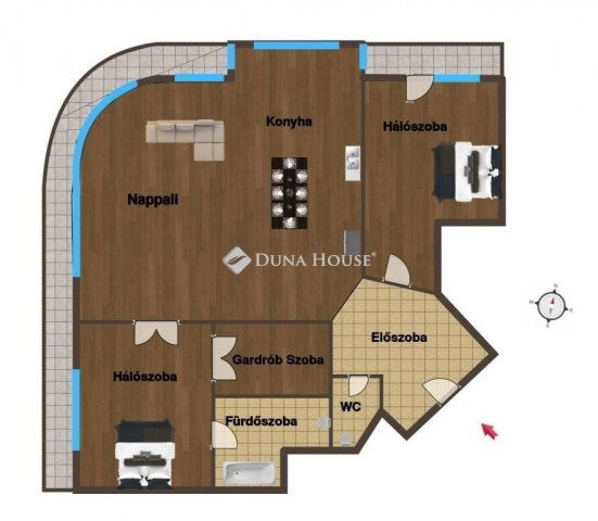 Eladó téglalakás, Budapesten, VII. kerületben 199 M Ft, 3 szobás