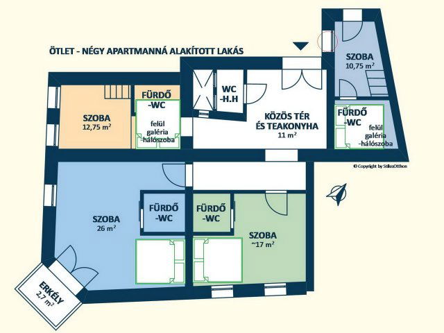 Eladó téglalakás, VIII. kerületben, Kis Fuvaros utcában