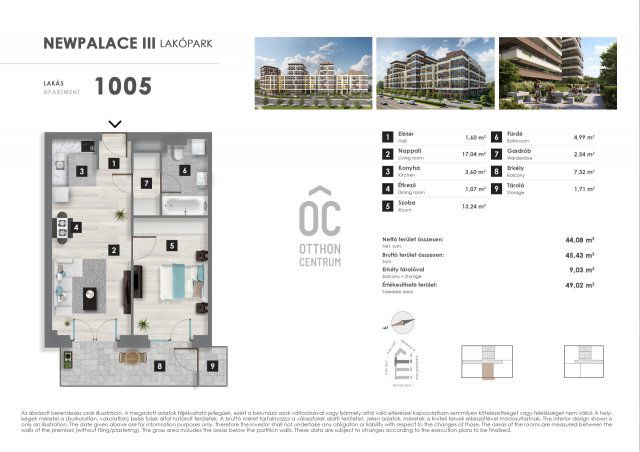 Eladó téglalakás, Budapesten, XIII. kerületben 97.53 M Ft