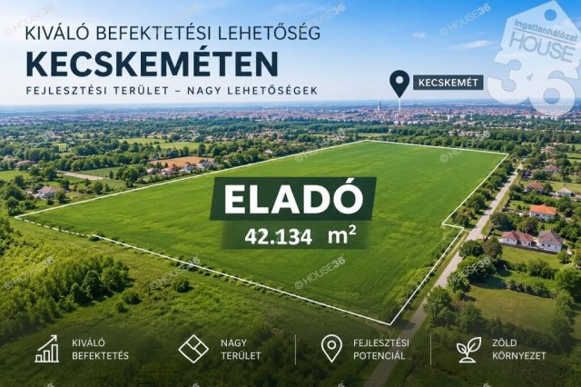 Eladó telek, Kecskeméten 225 M Ft / költözzbe.hu