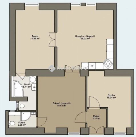 Eladó téglalakás, Budapesten, VI. kerületben 129.9 M Ft