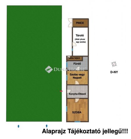 Eladó családi ház, Sülysápon 54.9 M Ft, 2 szobás