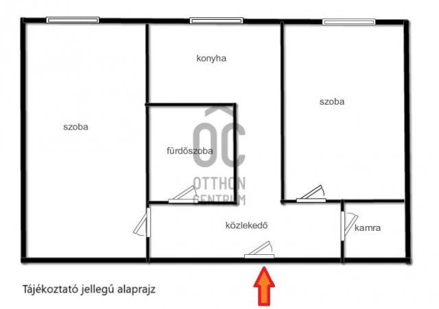 Kiadó téglalakás, albérlet, Debrecenben 250 E Ft / hó, 2 szobás
