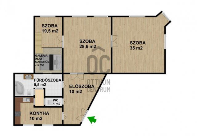 Eladó téglalakás, Budapesten, VIII. kerületben 94 M Ft, 4 szobás