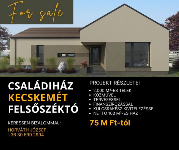Eladó családi ház, Kecskeméten 75 M Ft, 3 szobás