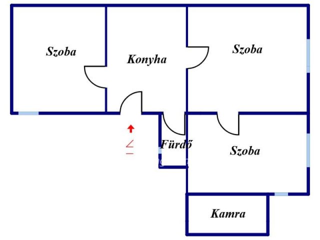 Eladó családi ház, Vécsen 13 M Ft, 3 szobás