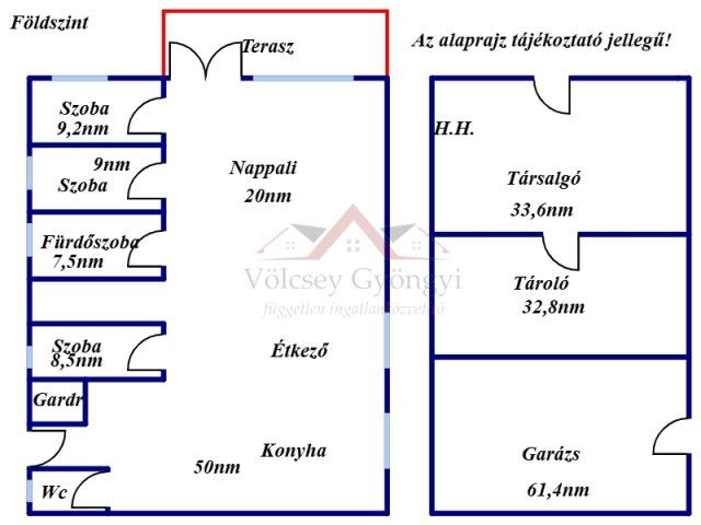 Eladó családi ház, Tápszentmiklóson 108 M Ft, 7 szobás