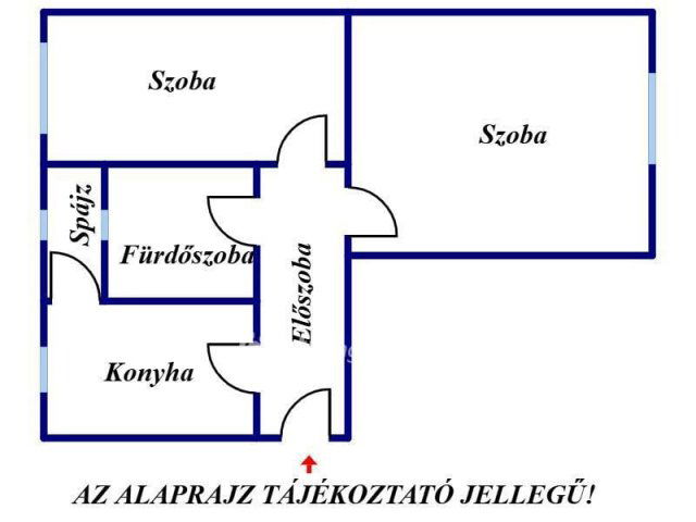 Eladó téglalakás, Berentén 18 M Ft, 2 szobás