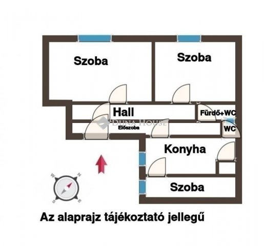 Eladó téglalakás, Budapesten, VII. kerületben 114 M Ft, 3 szobás