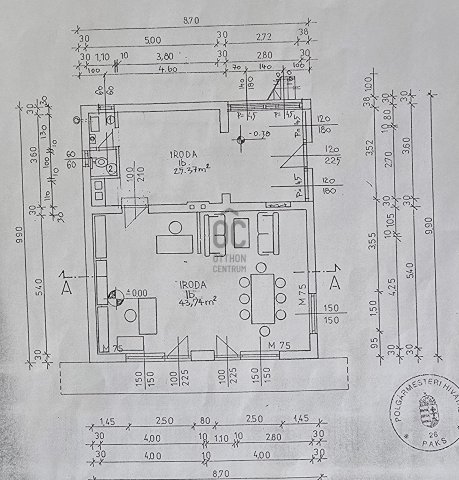 Eladó iroda, Pakson 74.9 M Ft / költözzbe.hu