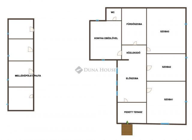 Eladó családi ház, Vécsen 3.9 M Ft, 4 szobás