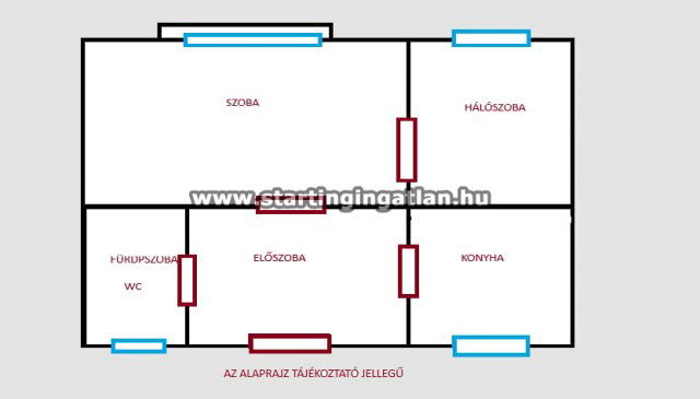 Eladó téglalakás, Budapesten, X. kerületben, Szárnyas utcában