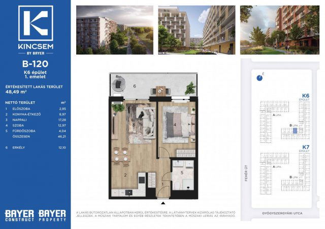 Eladó téglalakás, Budapesten, X. kerületben 62.721 M Ft