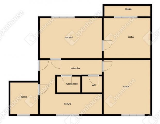 Eladó panellakás, Debrecenben 65.6 M Ft, 3+1 szobás