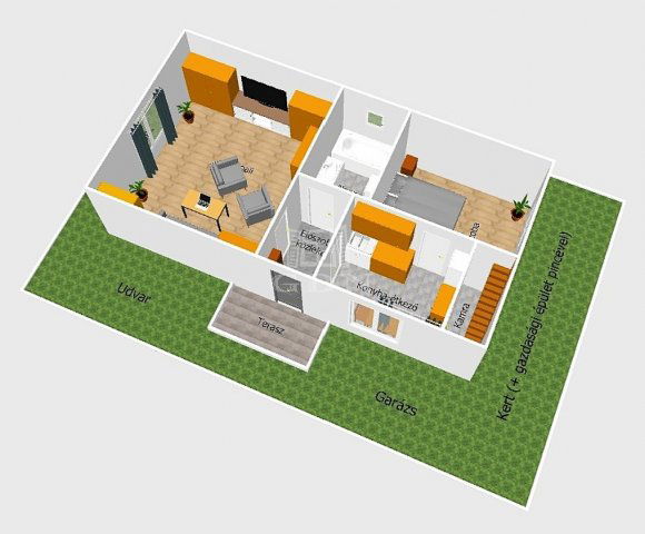 Eladó családi ház, Budaörsön 109 M Ft, 2 szobás