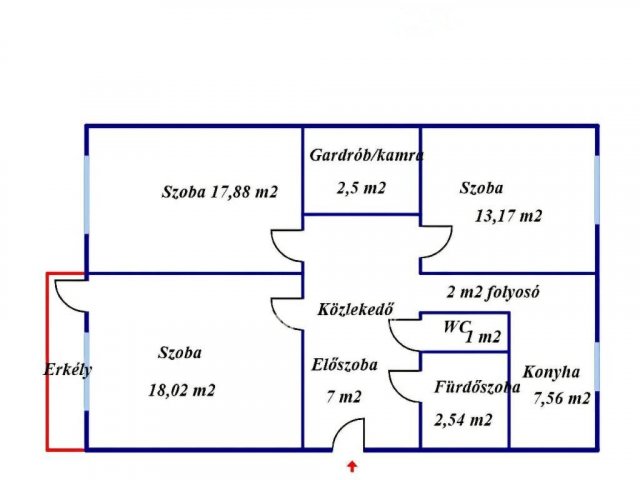 Eladó panellakás, Miskolcon 42 M Ft, 3 szobás