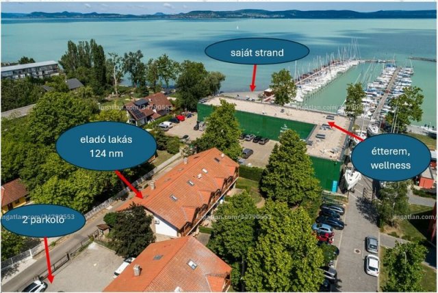 Eladó téglalakás, Balatonlelleén 149.9 M Ft, 4 szobás