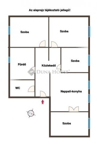 Kiadó téglalakás, albérlet, Budapesten, V. kerületben, 5 szobás