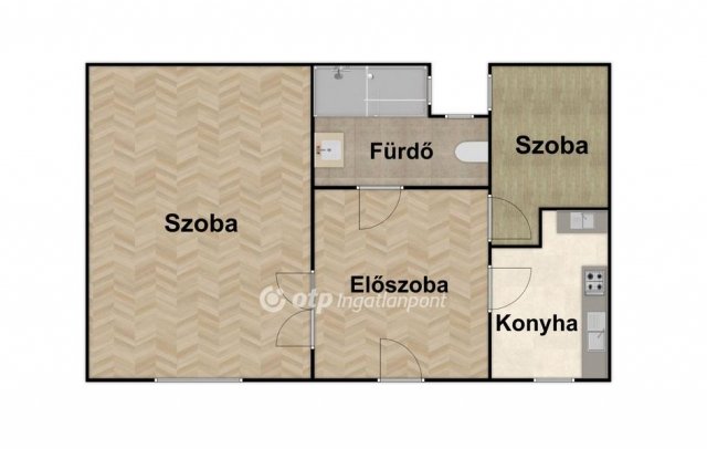 Kiadó téglalakás, albérlet, Debrecenben 230 E Ft / hó