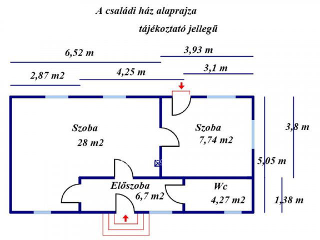 Eladó családi ház, Lajosmizsén 23 M Ft, 2 szobás
