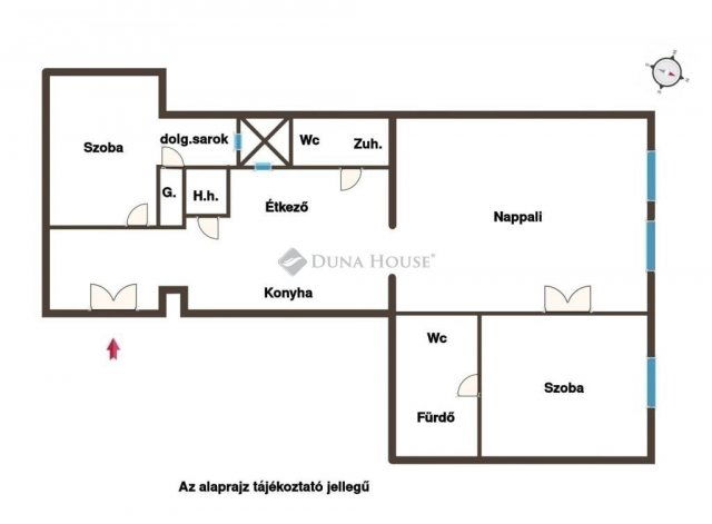 Eladó téglalakás, Budapesten, VI. kerületben 209 M Ft, 3 szobás