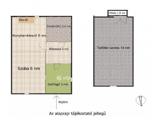 Eladó nyaraló, Isaszegen 21 M Ft, 1+1 szobás