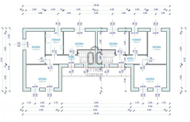 Eladó ikerház, Budapesten, XVIII. kerületben 115 M Ft, 5 szobás