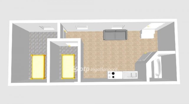 Eladó téglalakás, Budapesten, IX. kerületben 43.9 M Ft