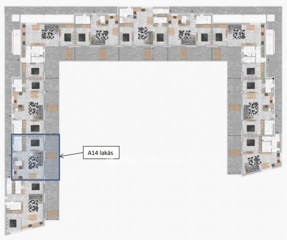 Eladó téglalakás, Tiszafüreden 64.3 M Ft, 2 szobás