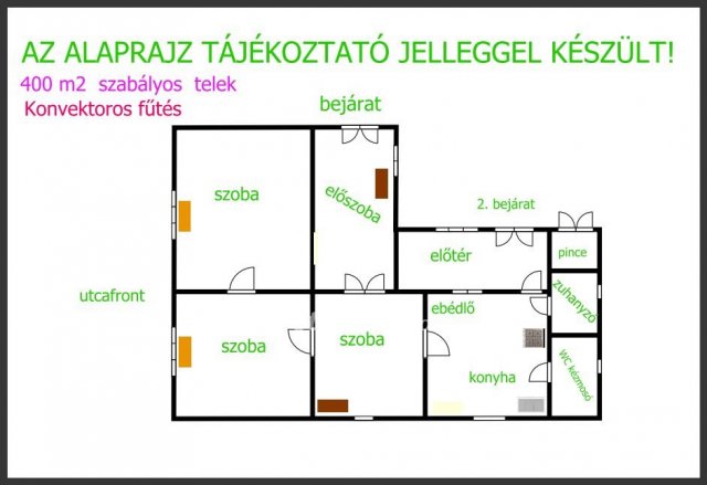 Eladó családi ház, Hajdúböszörményen 45 M Ft, 3 szobás