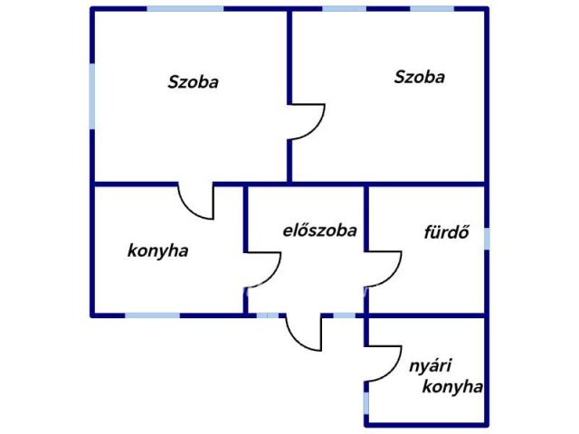 Eladó családi ház, Vécsen 5.5 M Ft, 2 szobás