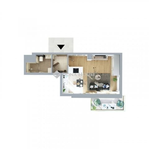 Eladó téglalakás, Budapesten, VIII. kerületben 61 M Ft, 1 szobás