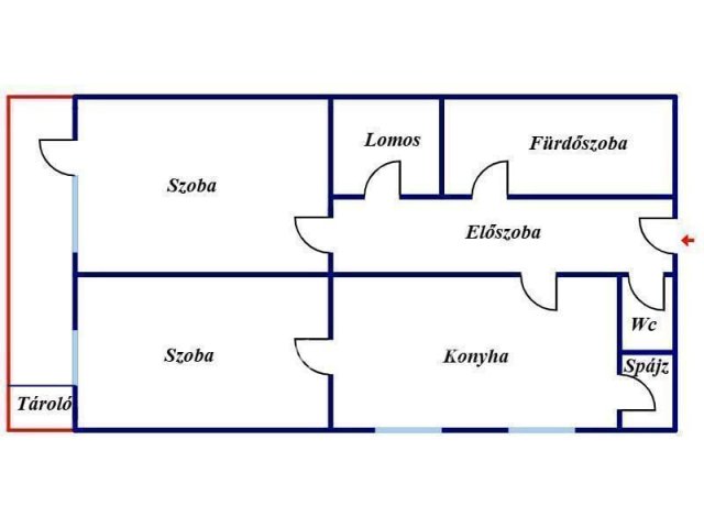 Eladó téglalakás, Miskolcon 29.9 M Ft, 2 szobás
