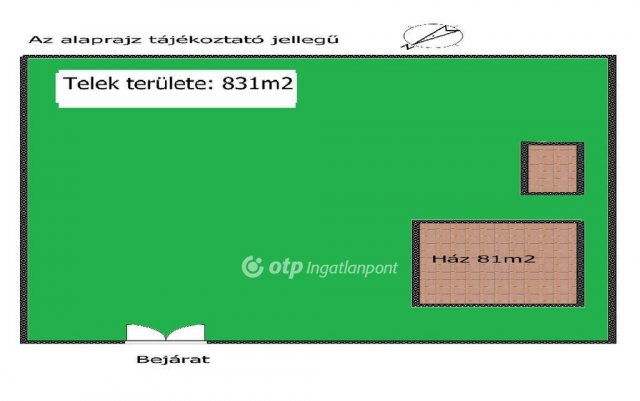 Eladó családi ház, Pusztaszabolcson 68.7 M Ft, 1+3 szobás
