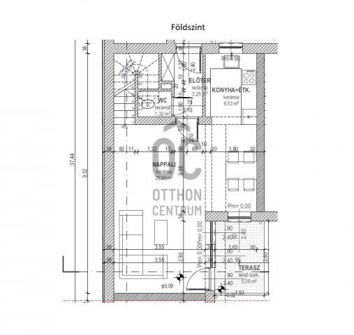 Eladó téglalakás, Cegléden 57 M Ft, 3 szobás