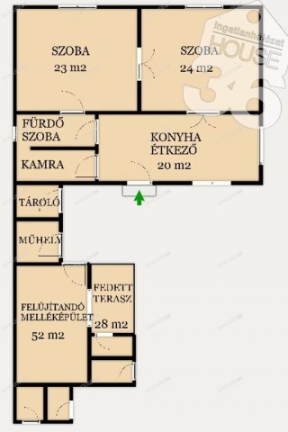 Eladó családi ház, Pusztaszeren 19.9 M Ft, 2 szobás