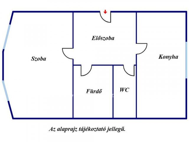 Eladó panellakás, Szolnokon 33.9 M Ft, 1 szobás