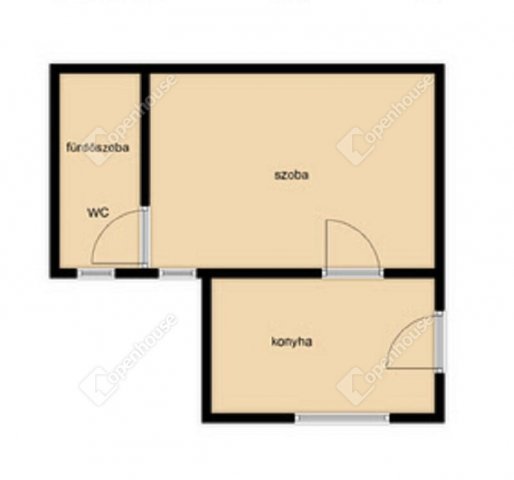 Eladó téglalakás, Debrecenben 35 M Ft, 1 szobás