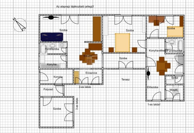 Eladó családi ház, Baján 53 M Ft, 4+1 szobás