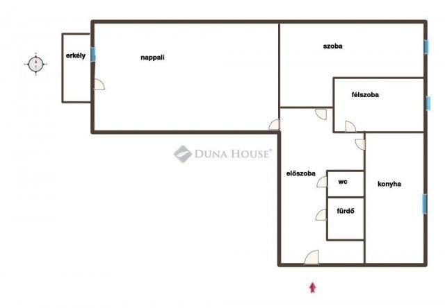 Eladó panellakás, Kecskeméten 45.9 M Ft, 3 szobás