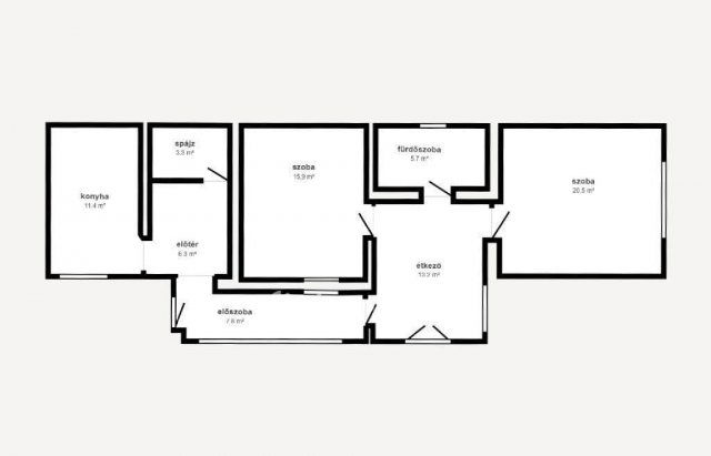 Eladó családi ház, Vasmegyeren 11.7 M Ft, 2+1 szobás