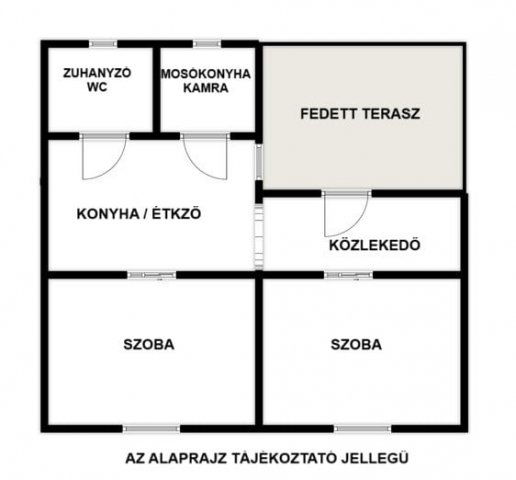 Eladó családi ház, Táborfalván 39.9 M Ft, 2 szobás