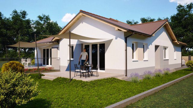 Eladó ikerház, Csörögön 89.9 M Ft, 4 szobás