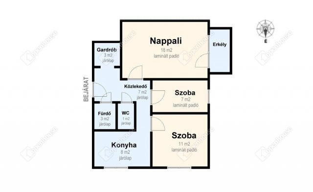 Eladó panellakás, Miskolcon 41.5 M Ft, 3 szobás