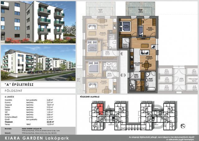 Eladó téglalakás, Szombathelyen, Károlyi Antal utcában 64.9 M Ft