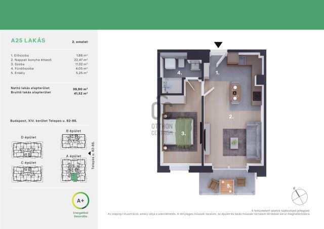 Eladó téglalakás, Budapesten, XIV. kerületben 78.5 M Ft