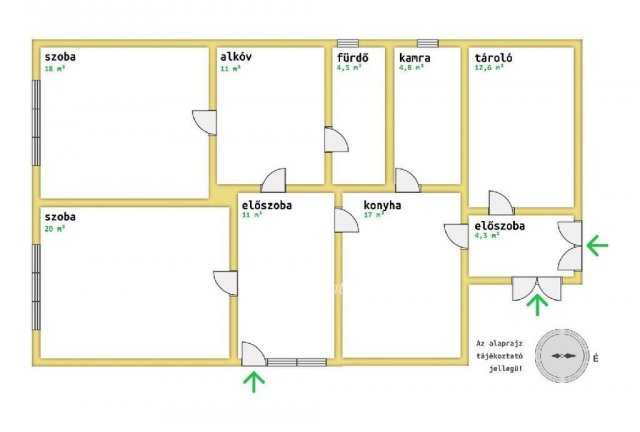 Eladó családi ház, Jászfényszarun 29.5 M Ft, 2+1 szobás