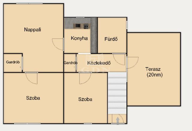 Eladó téglalakás, Balatonfűzfőn 59 M Ft, 2+1 szobás