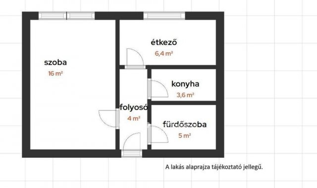 Eladó panellakás, Cegléden 36.5 M Ft, 1+1 szobás
