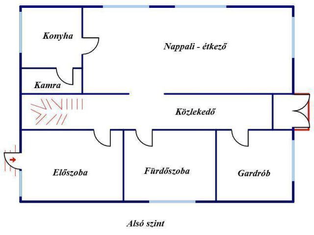 Eladó családi ház, Sándorfalván 89.9 M Ft, 5 szobás